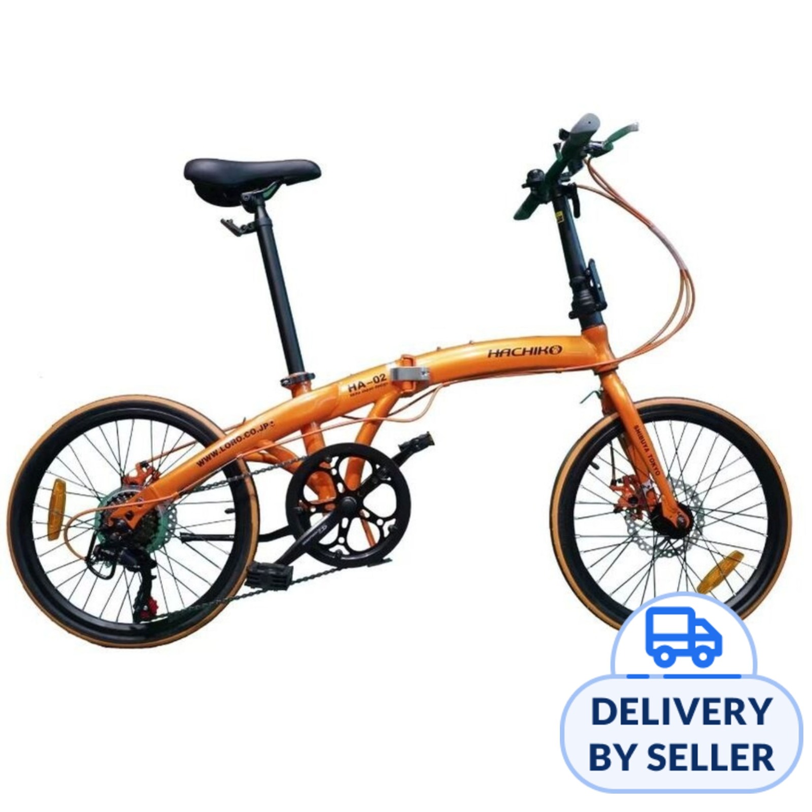 Hachiko HA-02 Steel Citrus Orange (Japan Brand) | NTUC FairPrice