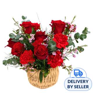 JM Flower Rouge Radiance - Mother's Day Flower Basket