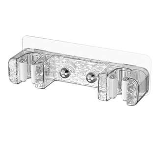 Sweet Home Wave-pattern Mop Clip Holder - Double Clip