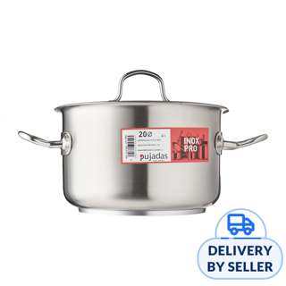 Pujadas Stainless Steel Sauce Pot 4Ltr With Lid - 20Cm Pujadas Stainless Steel Sauce Pot 4Ltr With Lid - 20Cm