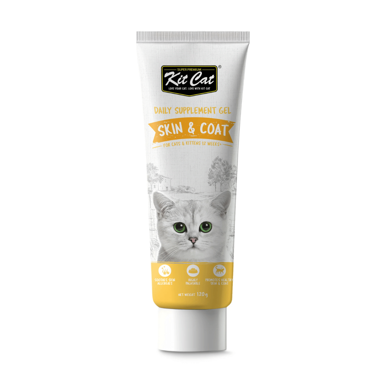 Kit Cat Supplement Gel For Cats & Kittens - Skin & Coat