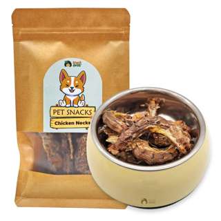 SnackFirst Pet Snacks - Chicken Necks Air Dried Natural Treat