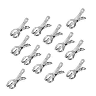 Stainless Steel Metal Clothes Pegs - Medium