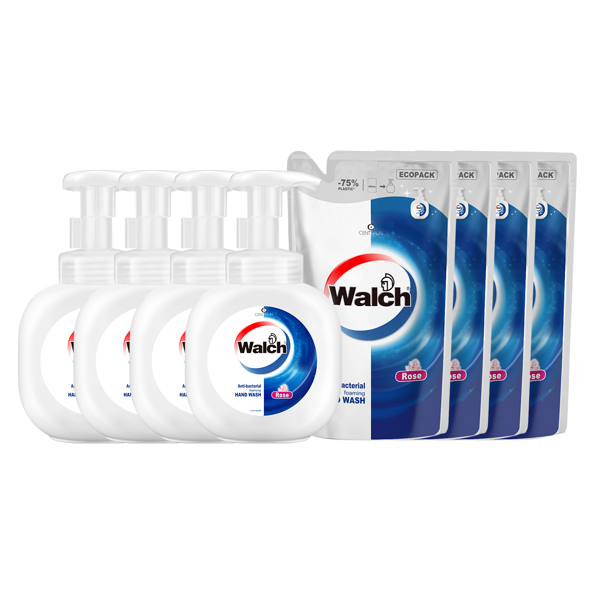 Walch Anti-bacterial Hand Wash Bundle - Rose