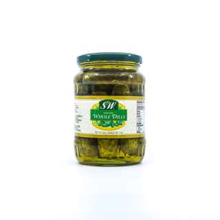 S & W Genuine While Dill Pickles