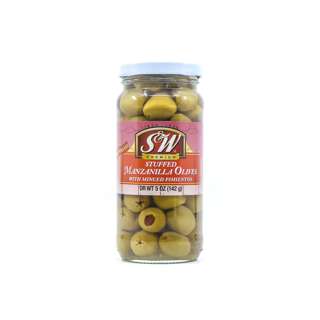 S & W Stuffed Manzanilla Olives