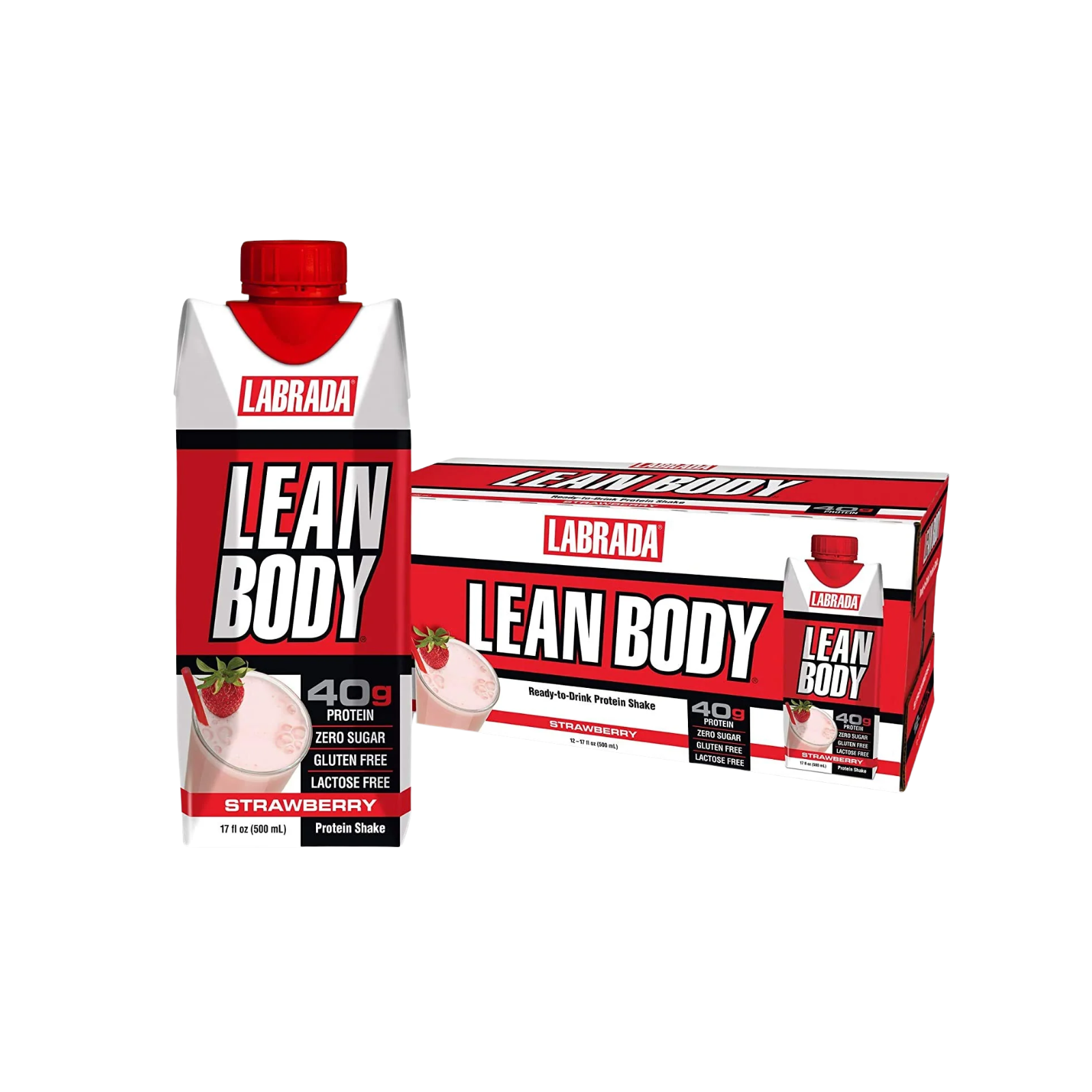 Lean Body Strawberry Protein Shake