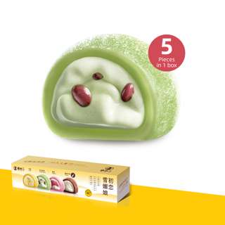Dian Xiao Er Cream Snowball Mochi-Red Bean Matcha