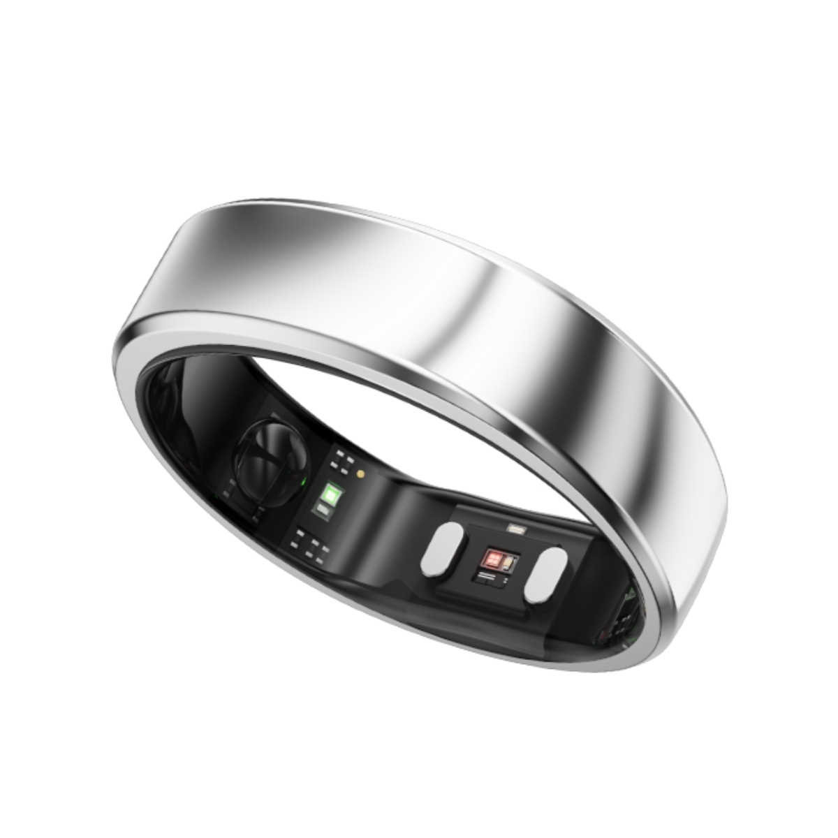 RingConn Smart Ring Gen 2 - Silver, Size 7