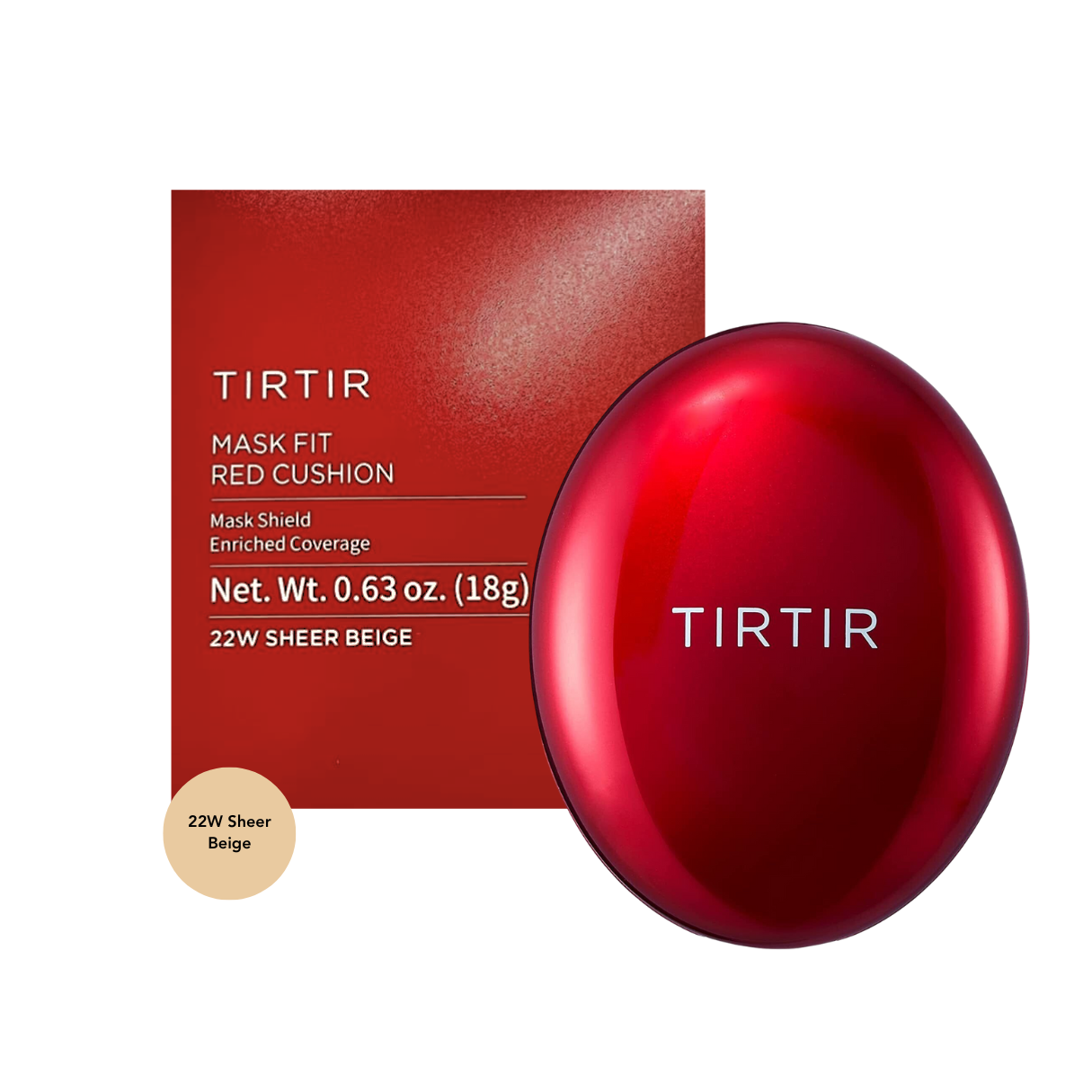TIRTIR Mask Fit Red Cushion 22W Sheer Beige