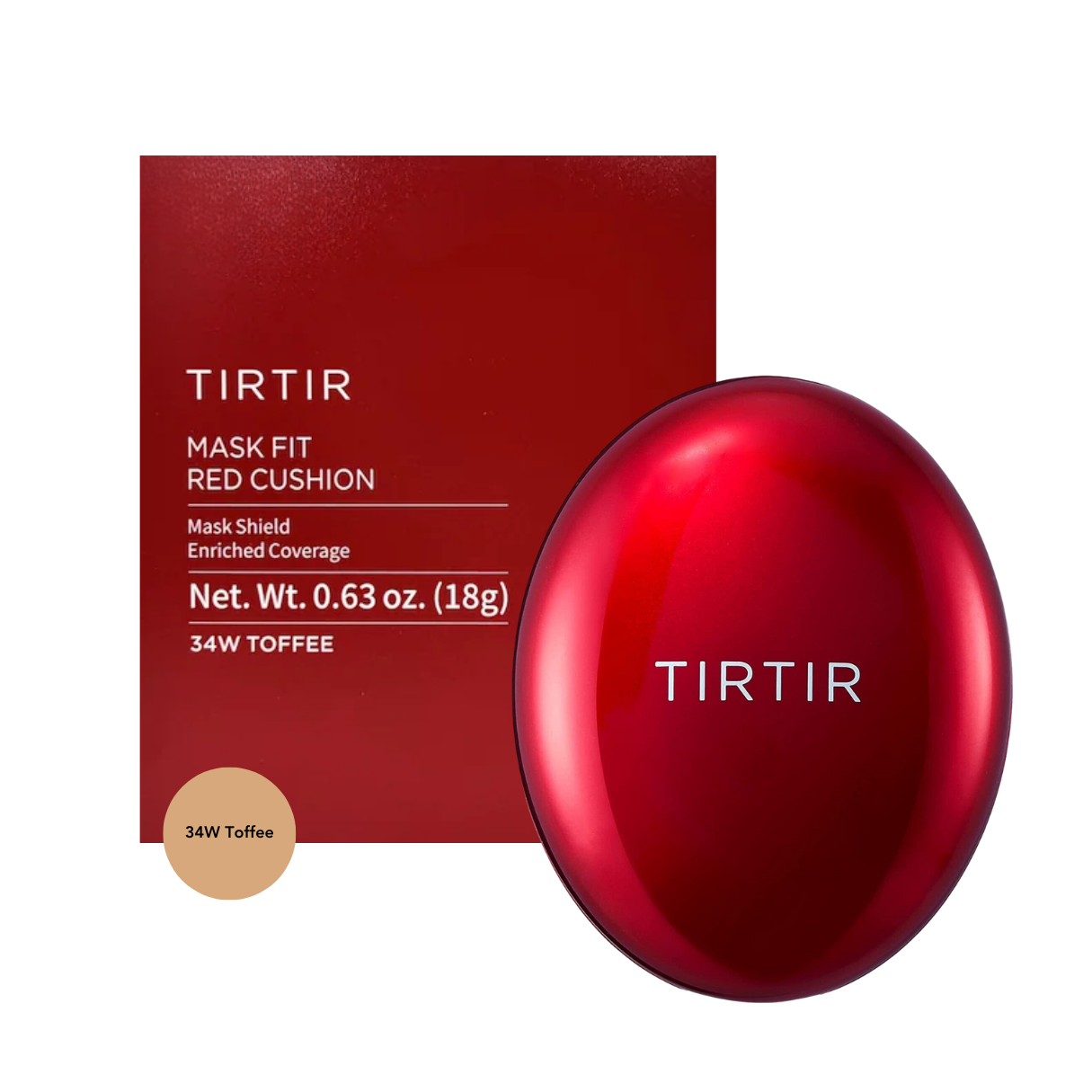 TIRTIR Mask Fit Red Cushion 34W Toffee