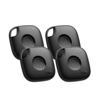 Tile Mate Bluetooth Tracker Keys - Black, 4 Pack (2024) Tile Mate Bluetooth Tracker Keys - Black, 4 Pack (2024)