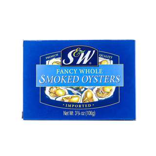 S & W Fancy Whole Smoked Oysters