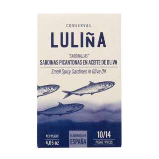 Lulina Small Spicy Sardines In Olive Oil - 10 to 14 Pieces Lulina Small Spicy Sardines In Olive Oil - 10 to 14 Pieces