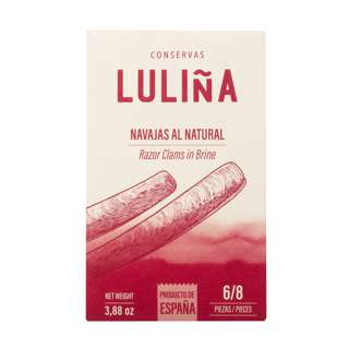 Lulina Razor Clams In Brine - 6 to 8 Pieces
