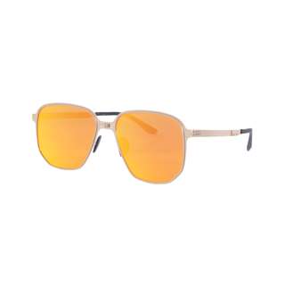 Feliztrip TR-G528X Foldable Sunglasses - Mirror Finish, Gold