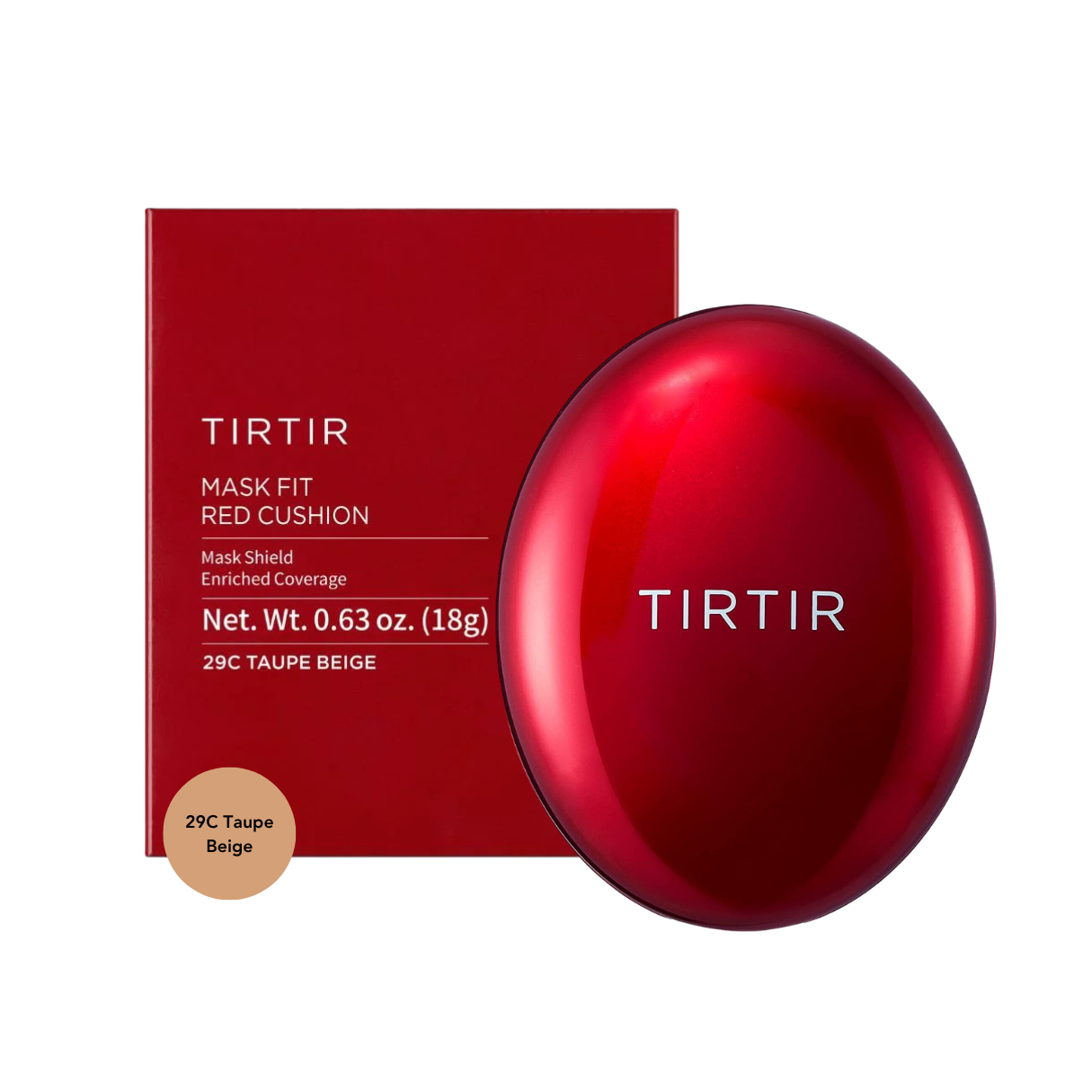 TIRTIR Mask Fit Red Cushion 29C Taupe Beige
