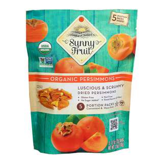 Sunny Fruit Organic Persimmons - 5 Portion Packs Sunny Fruit Organic Persimmons - 5 Portion Packs