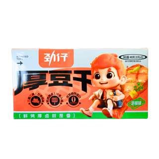 Jin Zai Thick Dried Tofu Snack - Pickled Pepper Flavor