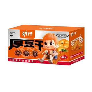Jin Zai Thick Dried Tofu Snack - Mala Flavor Jin Zai Thick Dried Tofu Snack - Mala Flavor