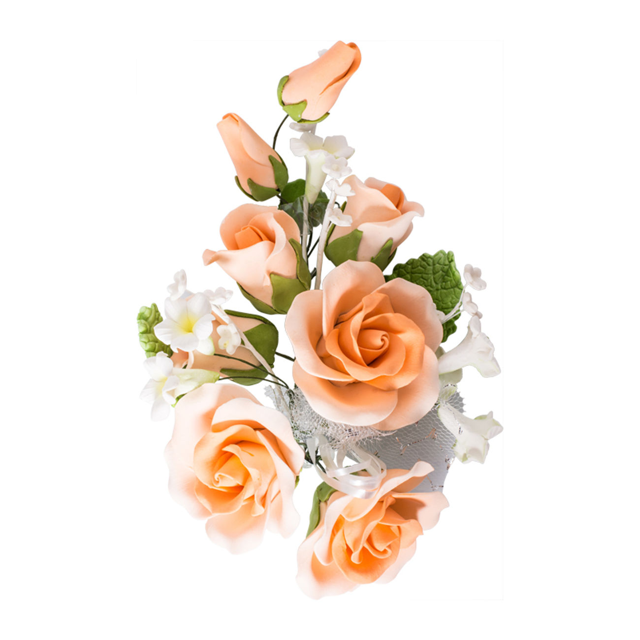 RedMan Gum Paste Flower - Rose Peach (L) | NTUC FairPrice