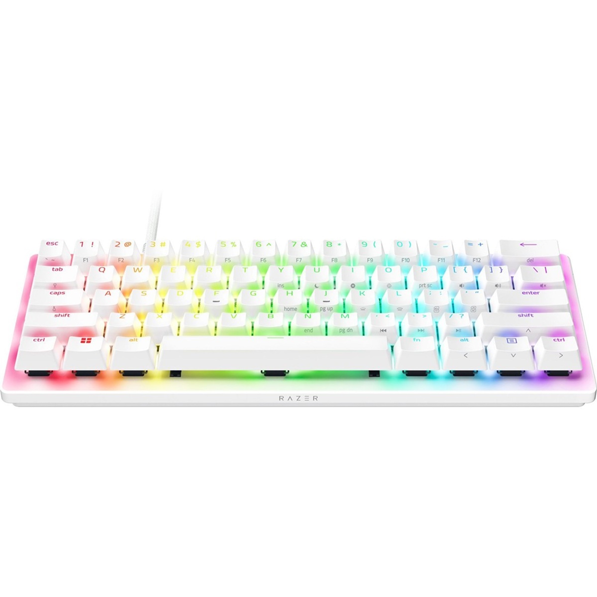Razer Huntsman V3 Pro Mini White - 60% Esports US FRML | NTUC