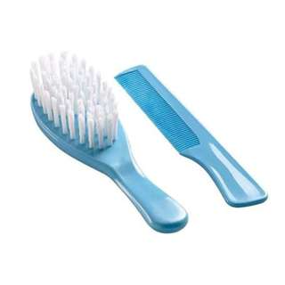 NYZE Soft Baby Hair Brush & Comb Set - Turquoise NYZE Soft Baby Hair Brush & Comb Set - Turquoise