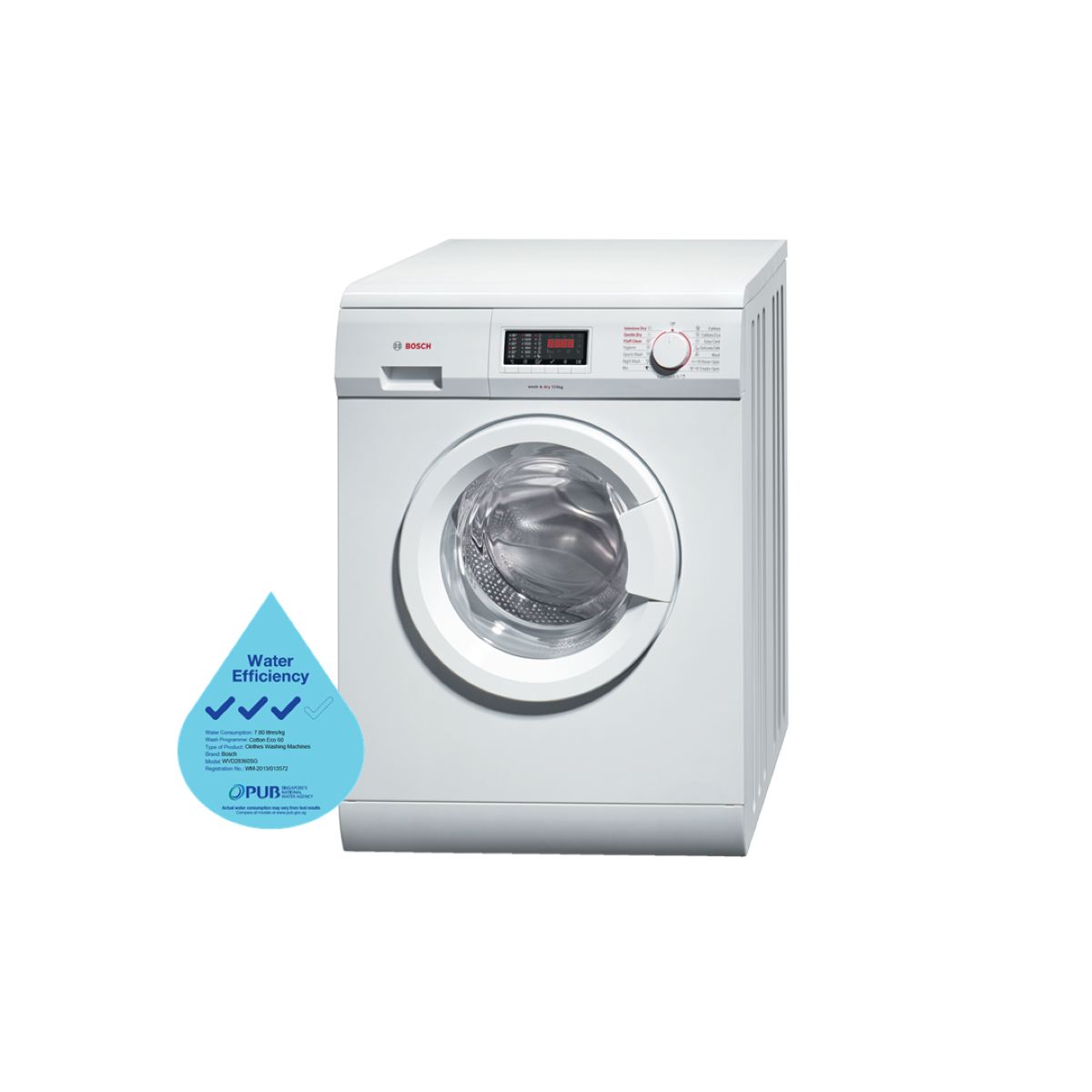 Bosch WVD28360SG 7kg Wash & 4kg Dry Washer Dryer