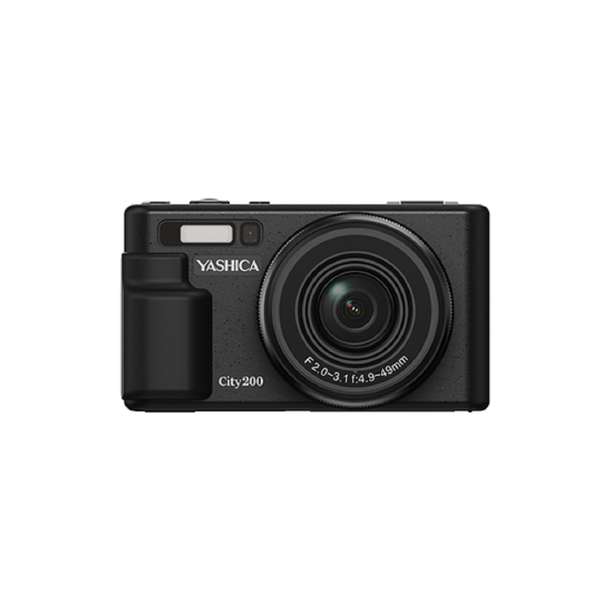 Yashica City 200 Compact Digital Camera, Black