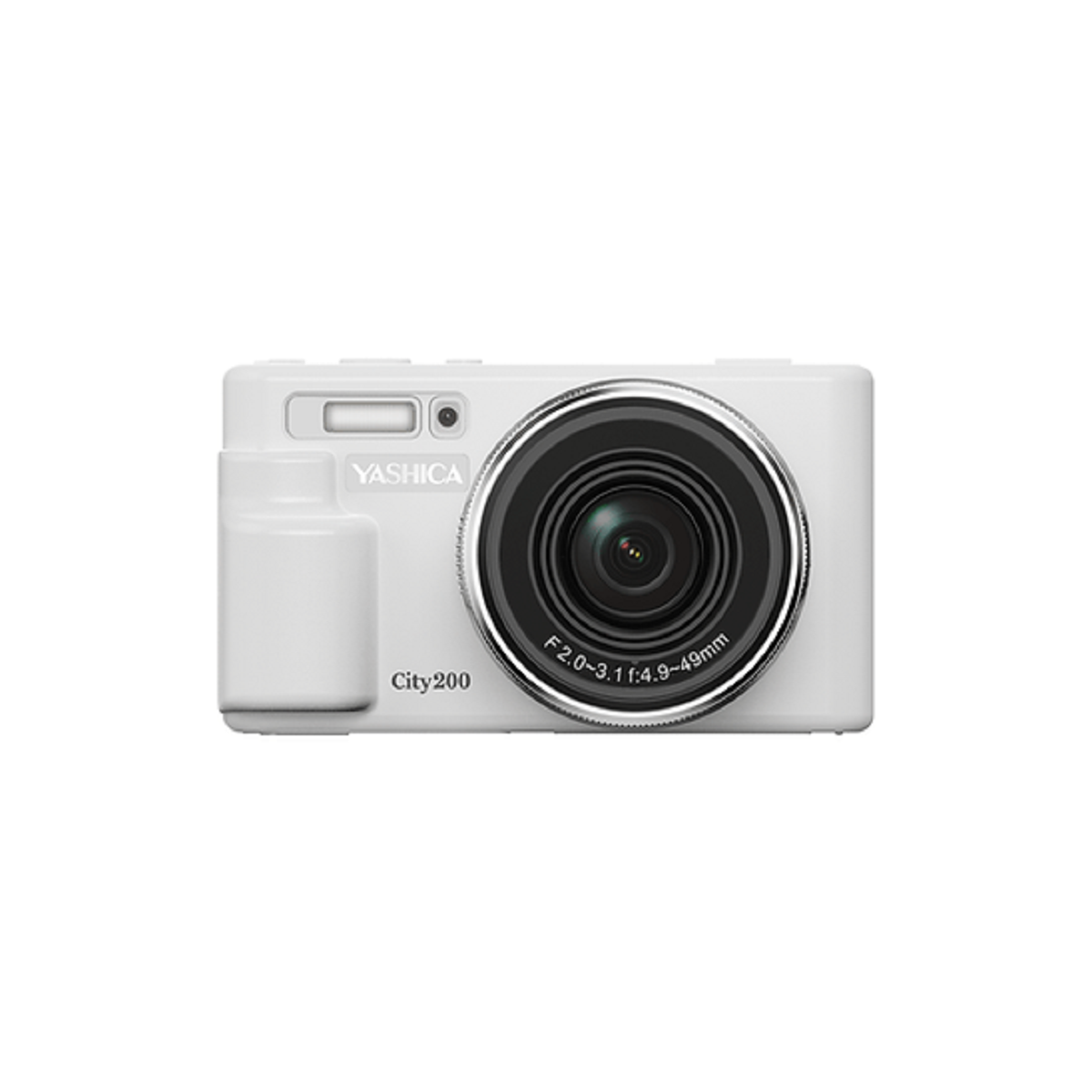 Yashica City 200 Compact Digital Camera, White