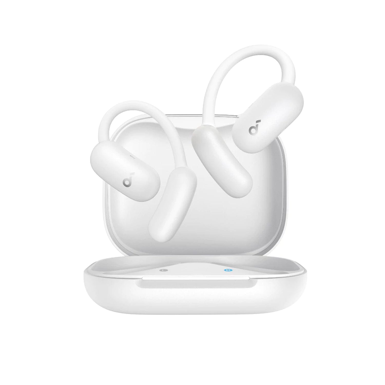 Soundcore Aeroclip Open-Ear Clip-On Earbuds, White | NTUC