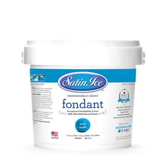 Satin Ice Fondant - Blue (Vanilla) Satin Ice Fondant - Blue (Vanilla)