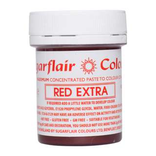 Sugarflair Max Concentrate Paste Colour - Red Extra