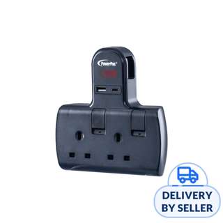 PowerPac 2 Way Extension Adapter - (PP292UBK)