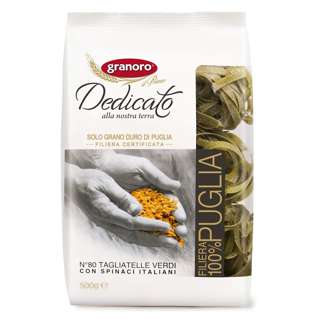 Granoro Dedicato - N.80 Tagliatelle Verdi (Green)