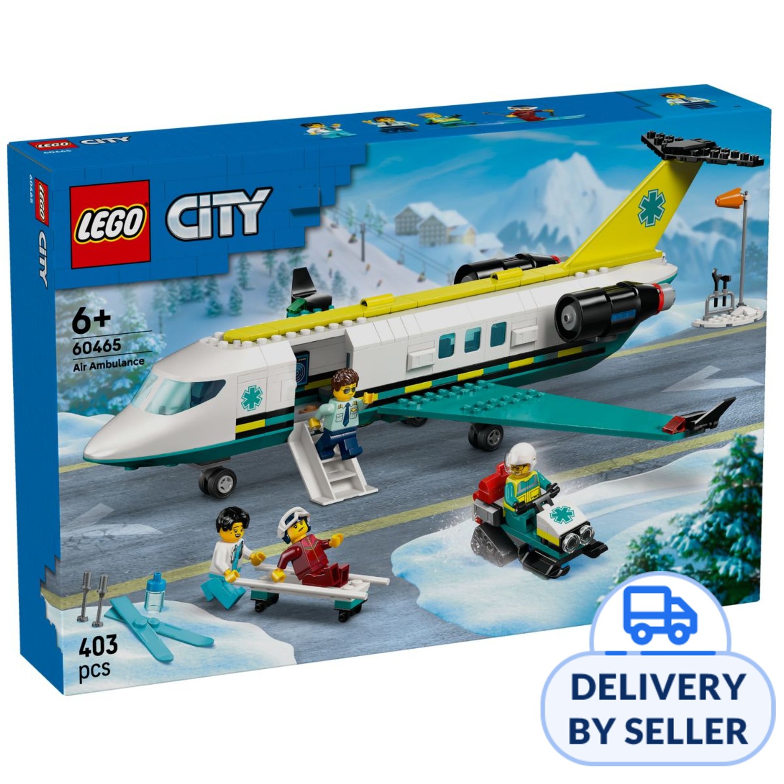 LEGO 60465 City Emergency Air Ambulance Plane | NTUC FairPrice