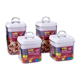 Felli Flip Tite Container 4Pcs Set