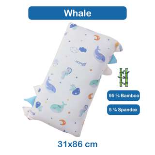 HOMIE Ultra Soft Bamboo Pillow - Whale XL
