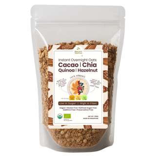 Nature's Superfoods Instant Overnight Oats - Cacao Hazelnut