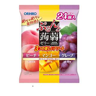 Orihiro Konjac Jelly - Peach Mango Grape Orihiro Konjac Jelly - Peach Mango Grape