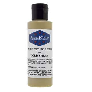 AmeriColor Amerimist Food Color - Gold Sheen