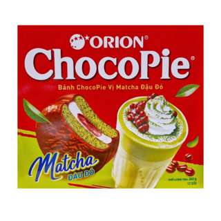 Orion Chocopie Matcha Redbean