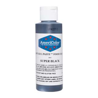 AmeriColor Softgel Paste Food Color - Super Black