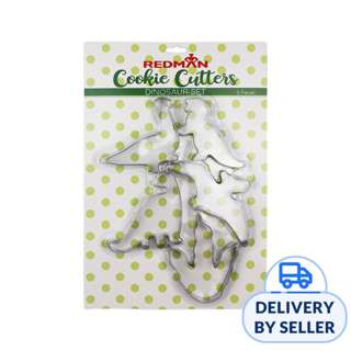 RedMan Stainless Steel Cookie Cutter Set - Dinosaur