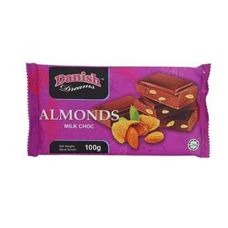 Danish Dreams Almonds Milk Chocolate Danish Dreams Almonds Milk Chocolate