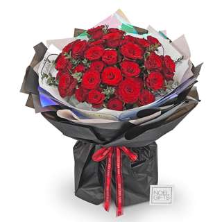 NoelGifts Flower Hand Bouquet - Timeless Devotion (AAHB12B)