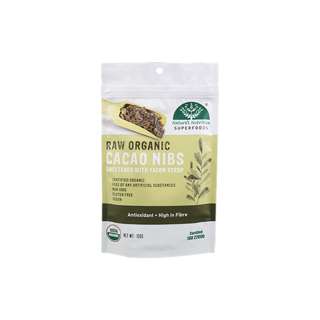Nature’s Nutrition Raw Cacao Nibs Sweetened with Yacon Syrup Nature’s Nutrition Raw Cacao Nibs Sweetened with Yacon Syrup