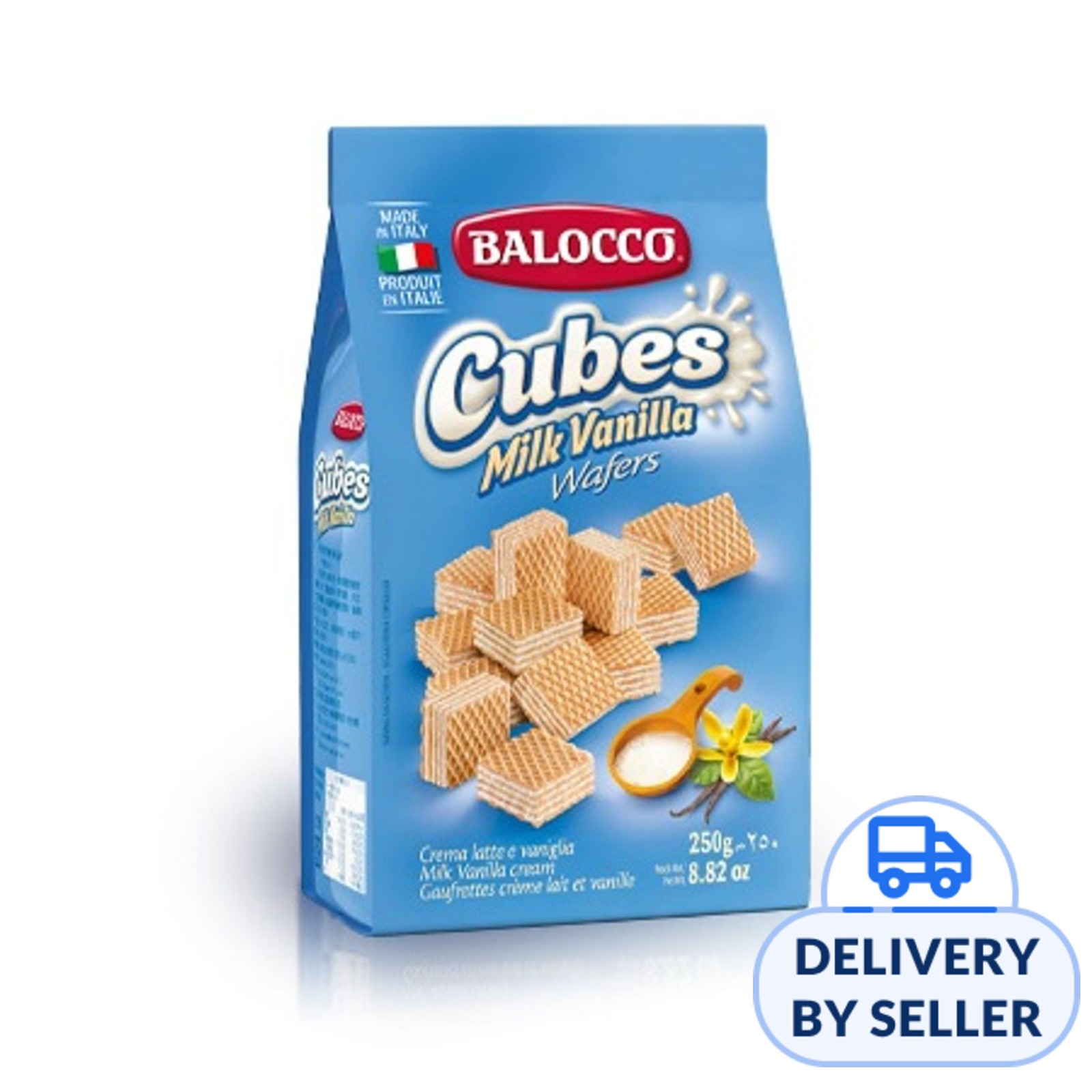 Baloco Shell Balocco Wafers Cubes - Milk Vanilla | NTUC FairPrice
