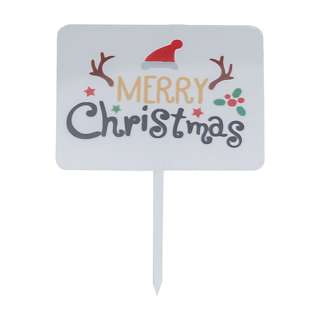 RedMan Arcylic Pick - Square Merry Xmas