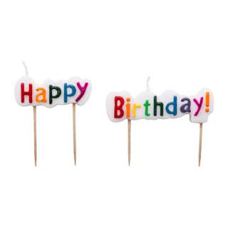 RedMan Toothpick Candle - Happy Birthday